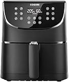 COSORI Freidora de Aire sin Aceite de 5,5L Air Fryer 1700W, con 100 Recetas en Español, 13 Modos...